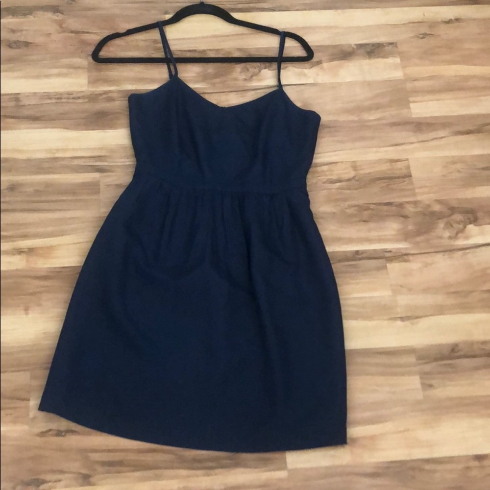 J. Crew Navy Sundress
